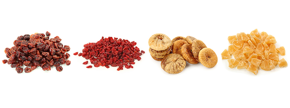 干果、葡萄干、梅子和堅果