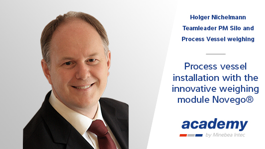 Thumbnail for Webinar Process vessel weighing with the innovative weighing module Novego? held by Holger Nichelmann